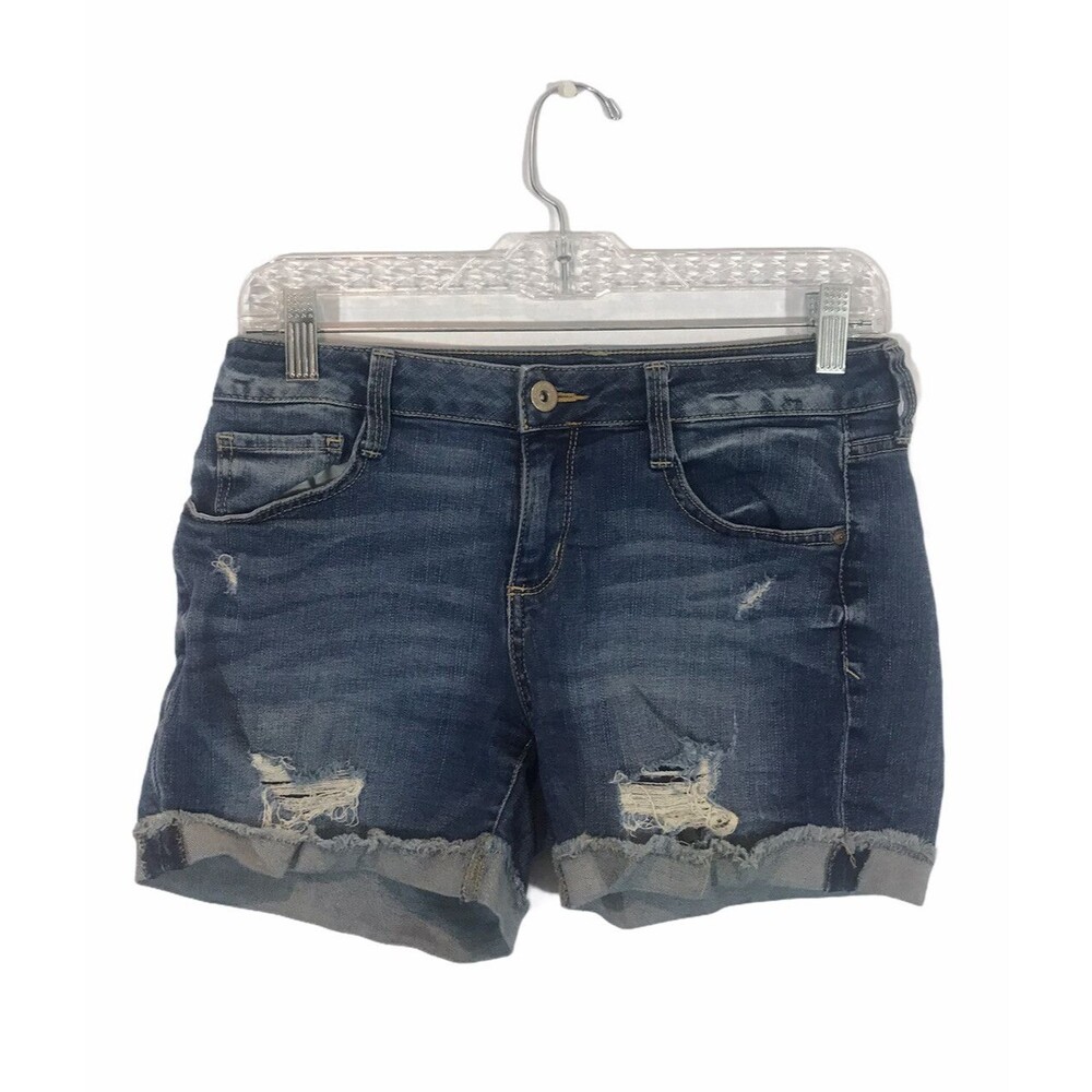 Arizona Women's Denim Shorts with Stretch : Size 7  Distressed